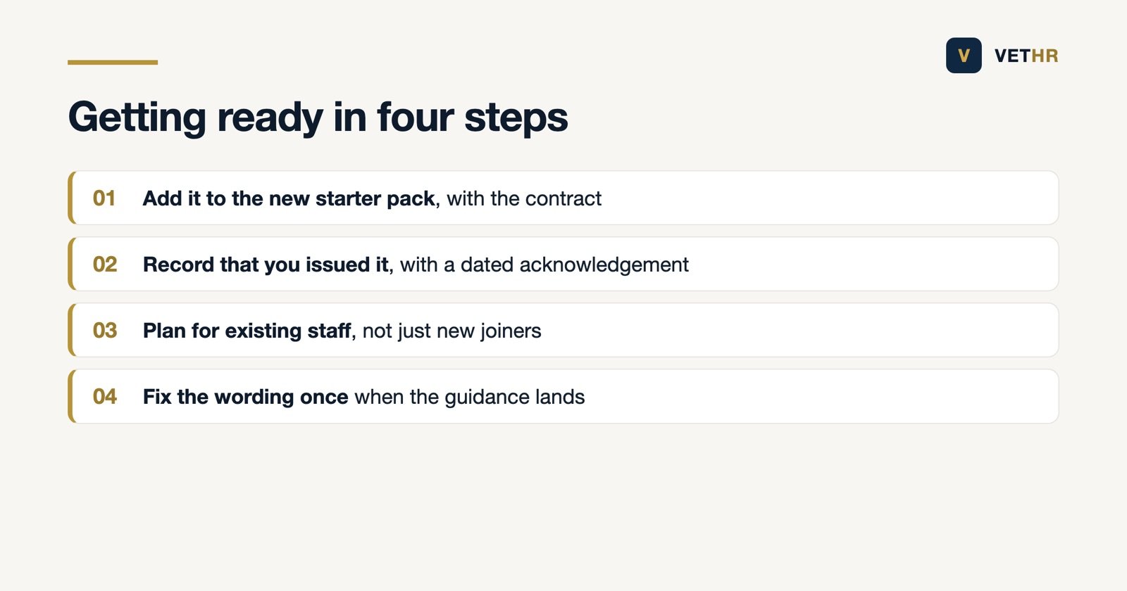 Four steps a practice should take to be ready by 30 October 2026