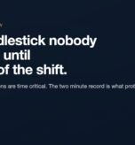 Vet HR title card explaining why a needlestick injury in a veterinary practice needs an immediate written record